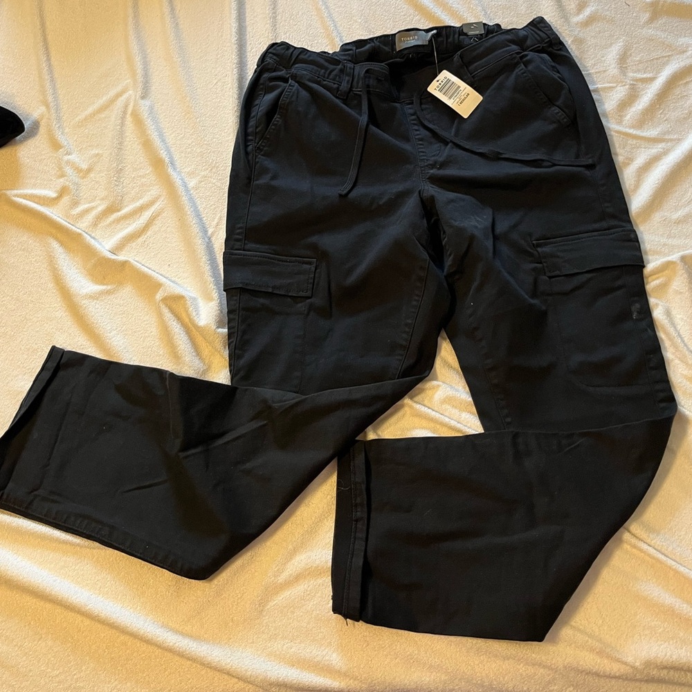 Torrid Black Cargo Pants with Utilitarian Design